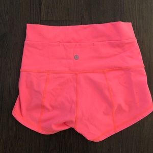 Hot pink lululemon yoga shirt size 6